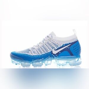 NIKE Air VaporMax Flyknit 2.0 "Summit White Ice Blue" Running Shoes Size 9.5